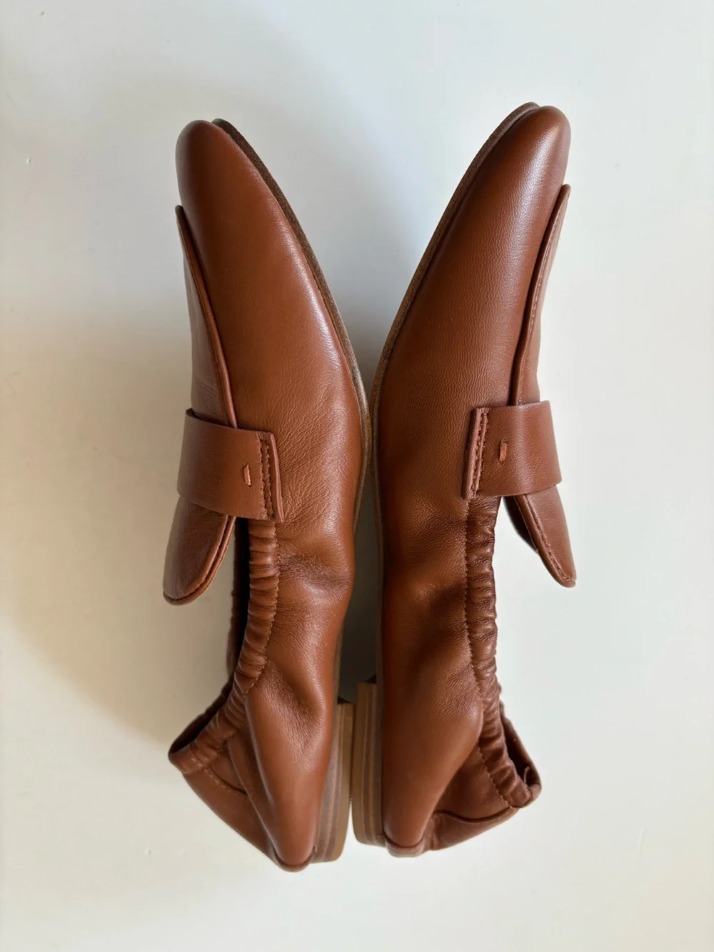Quince || Italian Leather Soft Loafers in Cognac Flats Penny Classic 10